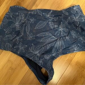 Floral High-Waisted Bikini Bottom